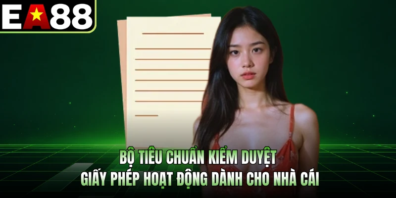 Bộ tiêu chuẩn kiểm duyệt giấy phép hoạt động dành cho nhà cái