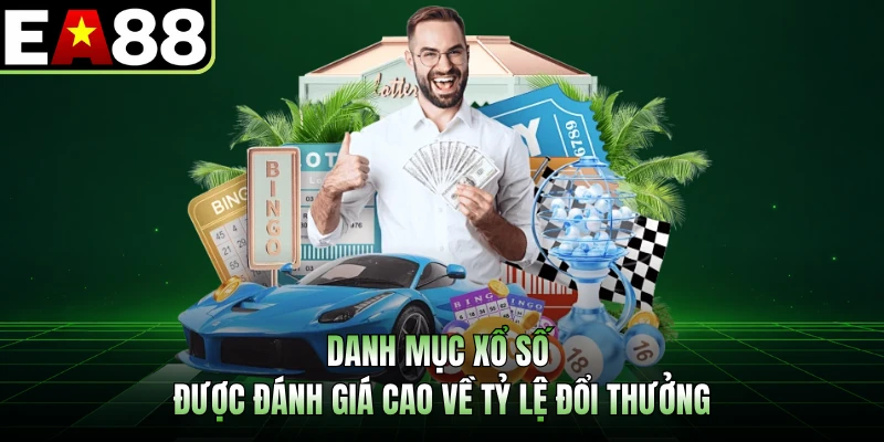 Danh mục xổ số được đánh giá cao về tỷ lệ đổi thưởng