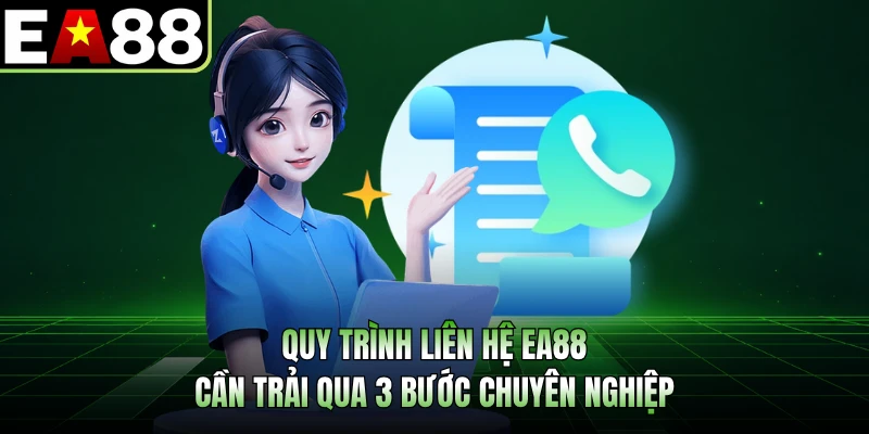 Quy trình liên hệ EA88 cần trải qua 3 bước chuyên nghiệp